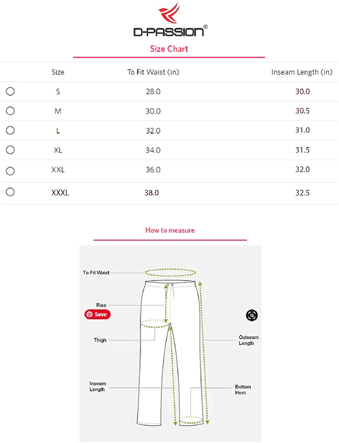 Mens Pant Size Numbers Regular Fit Sports Track Pants For Men